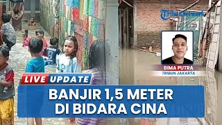 Warga Bidara Cina Jaktim Kembali Hadapi Banjir, Aktivitas Warga Terbatas hanya Bertahan di Lantai 2