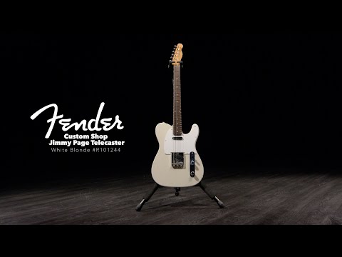 Fender Custom Shop Jimmy Page Telecaster, White Blonde #R101244 | Gear4music demo