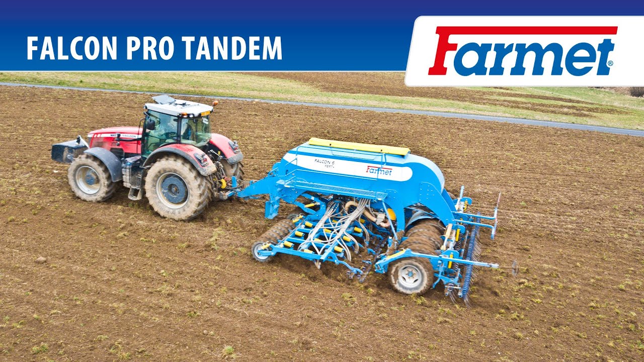 Falcon 6 PRO Tandem & Turbulent 6 lors du semis de haricots