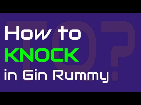 How to knock in Gin Rummy 