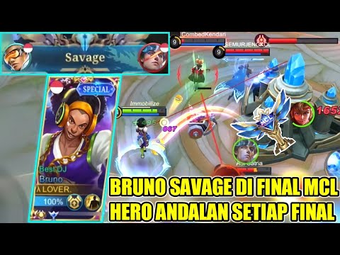 BRUNO SAVAGE BUILD FULL CRITICAL - MOBILE LEGENDS