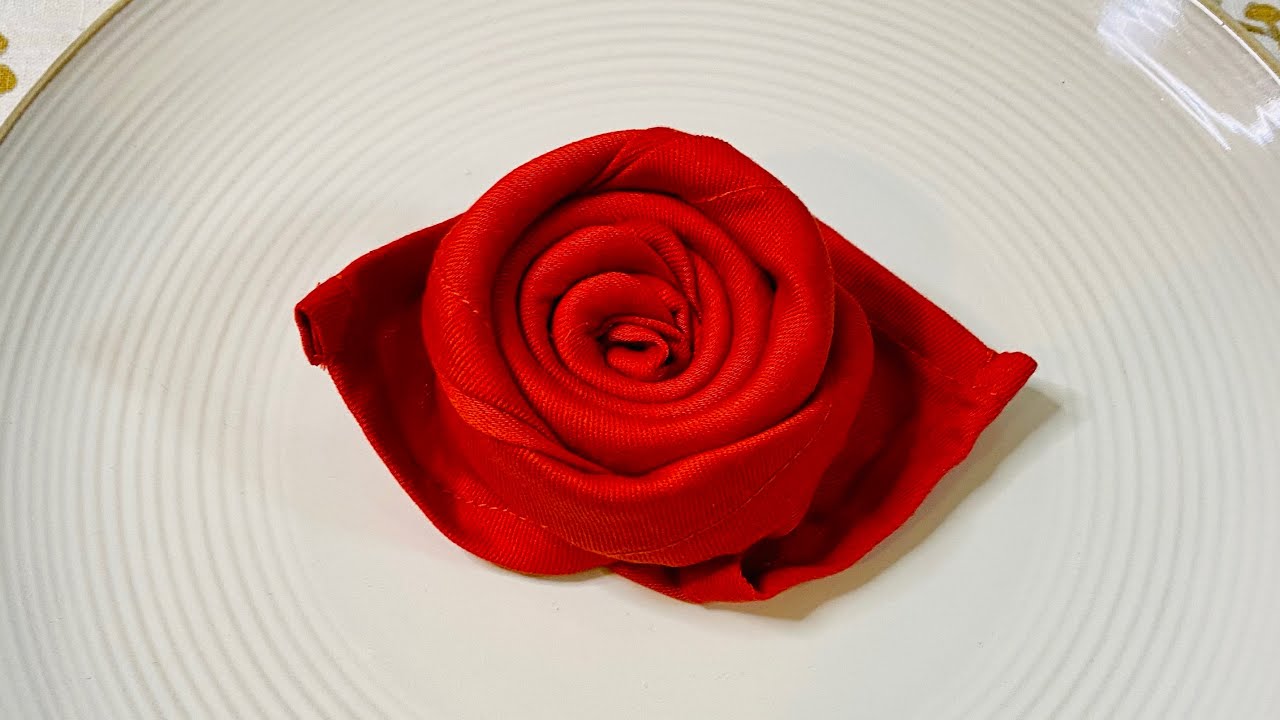 Rose Napkin Fold