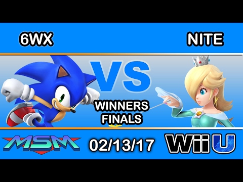 MSM 85 - Circa | 6WX (Sonic) Vs. NiTe (Rosalina) Winners Finals - Smash Wii U