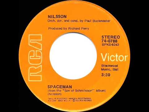1972 HITS ARCHIVE: Spaceman - Nilsson (stereo 45)