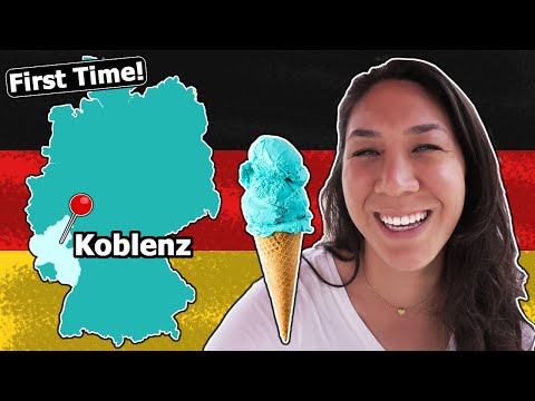 KOBLENZ, GERMANY - First Time in this Beautiful City! (River Views, Gondola Ride, Ice Cream)