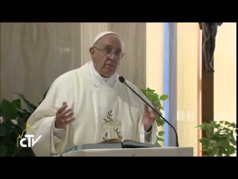 HOMILIA DO PAPA FRANCISCO- 13/06/2014 - Dublado pela Pascom Lapa