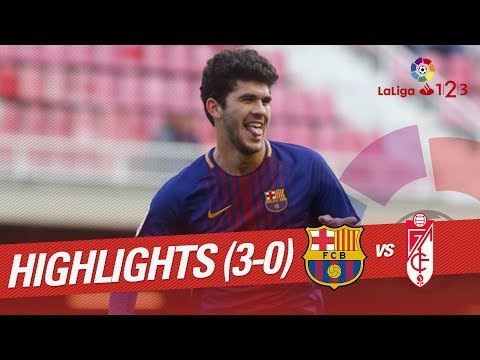 Resumen de FC Barcelona B vs Granada CF (3-0)