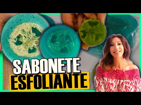 SABONETE ARTESANAL com BUCHA VEGETAL DENTRO ( Passo a Passo MUITO FÁCIL)