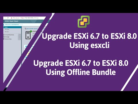 Upgrade ESXi 6.7 to 8 | Upgrade to ESXi 8.0  | ESXi 6.7 to 8.0 upgrade | upgrade to vSphere 8