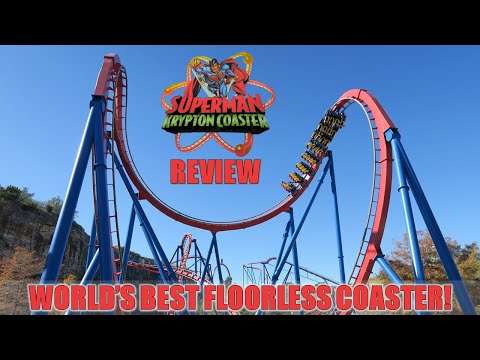 Video review of Superman Krypton Coaster by Canobie Coaster
