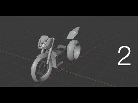 2# Blender 2.80 S1000R Low Poly [Full Process]