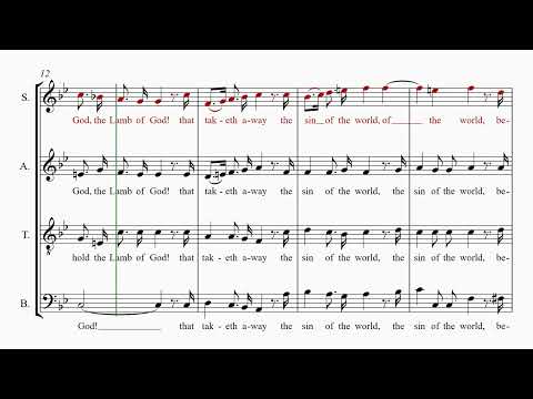 Handel's Messiah Part 22 - Behold the lamb of God  - Soprano practice part