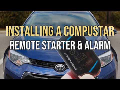 Compustar Alarm & Remote Starter Installation Toyota Corolla