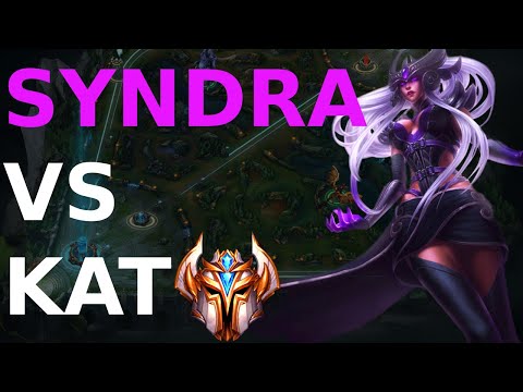 RANK 1 SYNDRA CARRY CHALLENGER GAME (SYNDRA VS KATARINA) - Trisend3