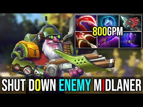 [Sniper] How to Shut Down Alchemist in Mid With RAMPAGE 810GPM Immortal Rank 7.18 | Dota 2 FullGame