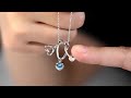Stethoscope Necklace With Name And Birthstone