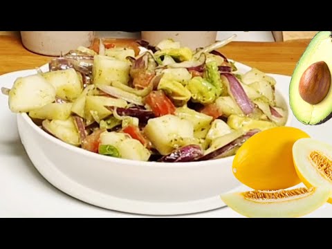 SALADES COMPOSÉES D'ÉTÉ AIGRE-DOUCE: Comment Réaliser Une Salade Composée Sucrée Salée Avec Le Melon