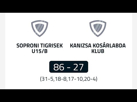 Soproni Tigrisek SE U15 B-Kanizsa Kosárlabda Klub #sports #basketball #basketballgame #basket