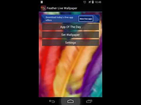 Feather Live Wallpaper