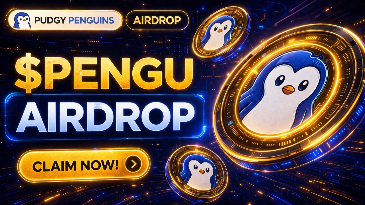 CRYPTO AIRDROPS : Pudgy Penguins Airdrop Season 2 On Solana | Claim $PENGU NOW