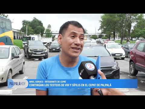 Continúan los testeos de VIH y Sífilis en el CEPAT de Palpalá