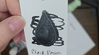 Black Roses Ink Review Scented! De Atramentis Fountain Pen Ink