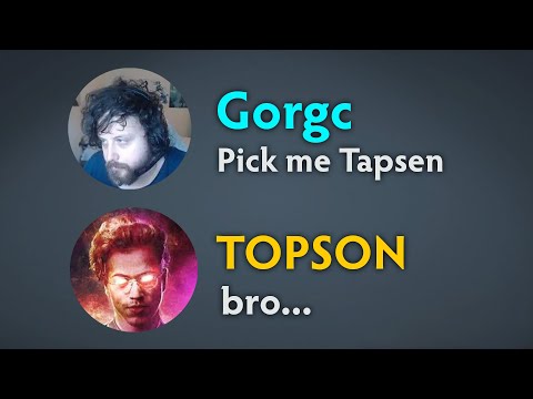 Topson picks Gorgc but this happens...