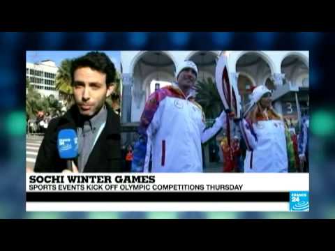 2014 Sochi Winter Olympics: Flame arrives ahead of opening ceremony