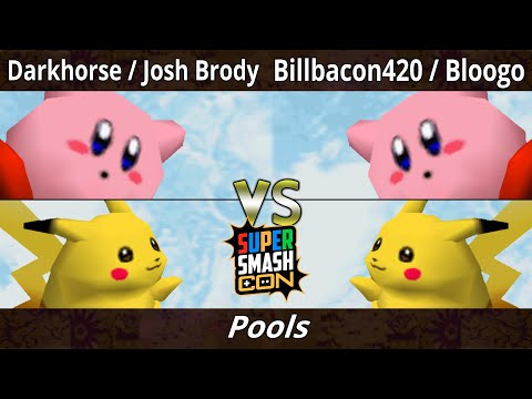 SSC 2022 - Darkhorse & Josh Brody  Vs. Billbacon420 & Bloogo - SSB64 Smash Bros Tournament