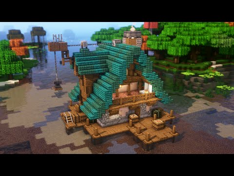 Minecraft | How to Build a Fishing Hut | Simple Tutorial