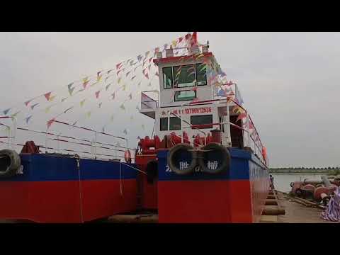 YSCSD500  solid capacity 960  cbmh  hydraulic cutter suction dredger from workshop to working site