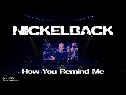 Nickelback | How You Remind Me | Get Rolling Tour 2024 | 01/06/2024 | Zurich 4K