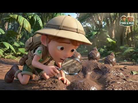 Macera Başlıyor! 👣 Dinozor Şarkısı | Finn ve Mia ile Eğitici Bebek Şarkıları