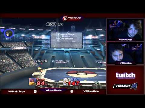 VS Weekly 10/1/14 -Winners Semis VS|PorkChops (Falco) vs VS|Bleagelo (Luigi)- ProjectM