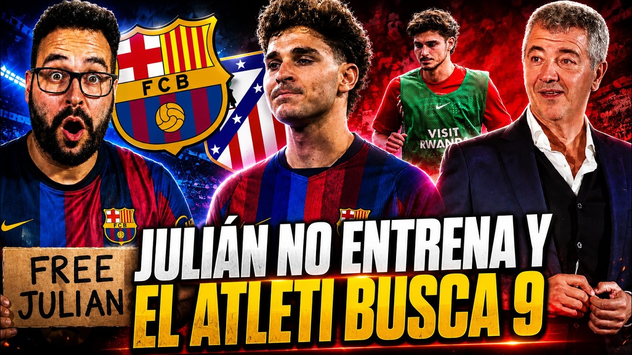 💣BOMBAZO: ¡JULIÁN ÁLVAREZ NO ENTRENA! Y el ATLETI BUSCA un '9' ¿QUÉ ESTÁ PASANDO? TODOS los DETALLES