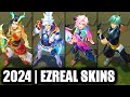 ALL EZREAL SKINS SPOTLIGHT 2024 | League of Legends