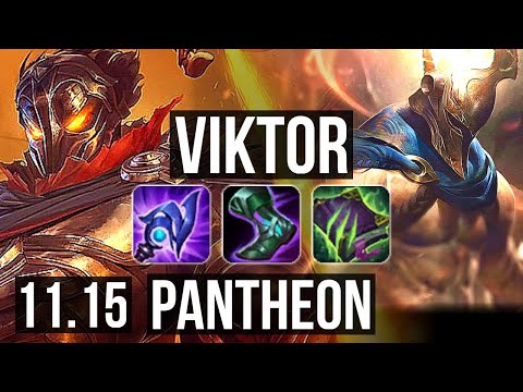 VIKTOR vs PANTHEON (MID) | 500+ games, 5/3/11 | KR Master | v11.15