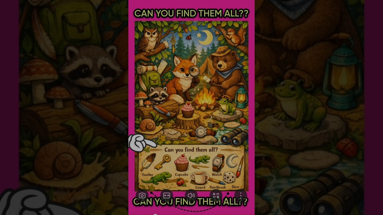 99% Fail🤠 Can you Find all Hidden Objects? Eye test Brain Game