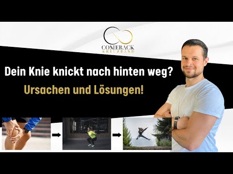 Your knee buckles backward? Then do this!