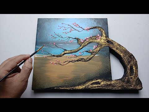 3D Textured Tree Painting