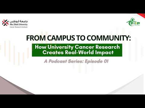Episode 1: From Campus to Community: How University Cancer Research Creates Real-World Impact