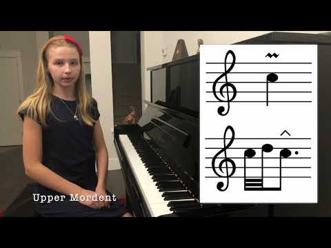 How to play ornaments on piano