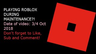 Roblox Fake Maintenance Th Clip - playing roblox during maintenance roblox would you rather exclusive video