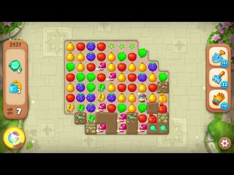 Gardenscapes 2937 Level - 14 moves - NO BooSTERS