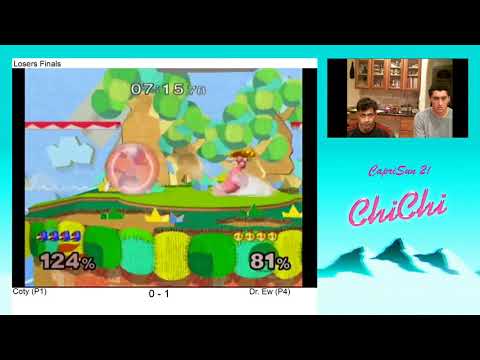 ChiChi's CapriSun 2 - Coty (Falco) Vs. Dr. Ew (Peach) - LF (Part 1)