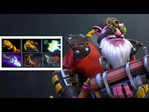 DOTA 2 Sniper Gameplay (7.37c) - Transition from support to carry thanks to a cancer teammate