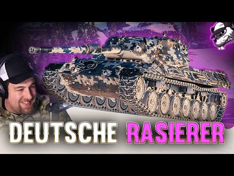 Deutsche Rasierer - Leopard 1 & E-100 [World of Tanks - Gameplay - Deutsch]