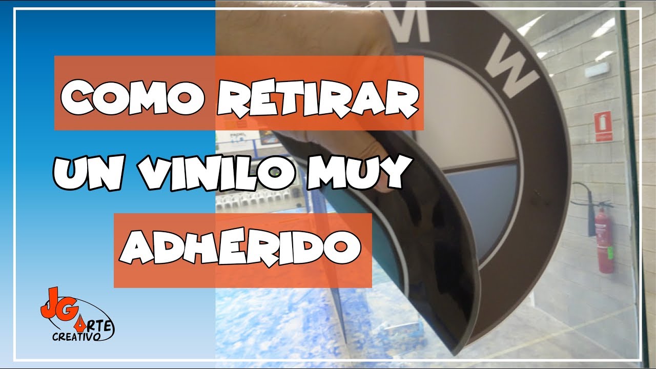 Como retirar Vinil muy Adherido
