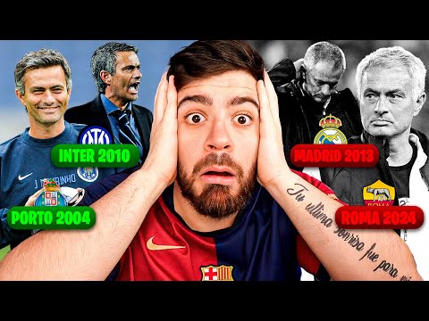 LA HISTORIA DE JOSE MOURINHO. ASCENSO Y DESCENSO DE UNO DE LOS MEJORES TÉCNICOS DEL SIGLO XXI.