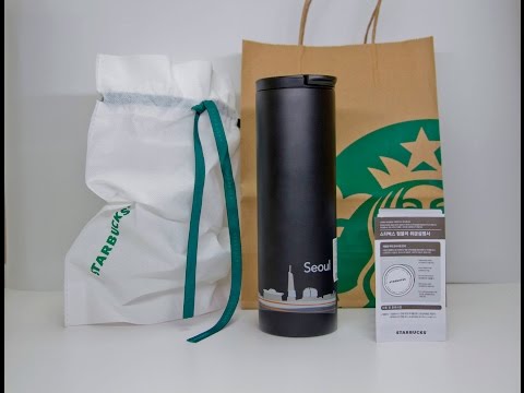 Unboxing Starbucks SS Stainless Troy Tumbler Seoul Limited Edition